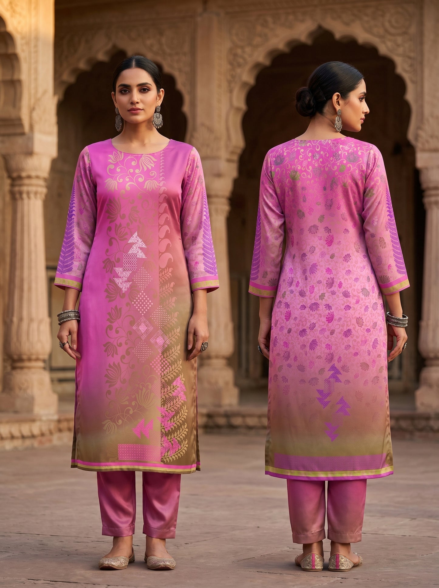 Semi Stitched Casual kurta