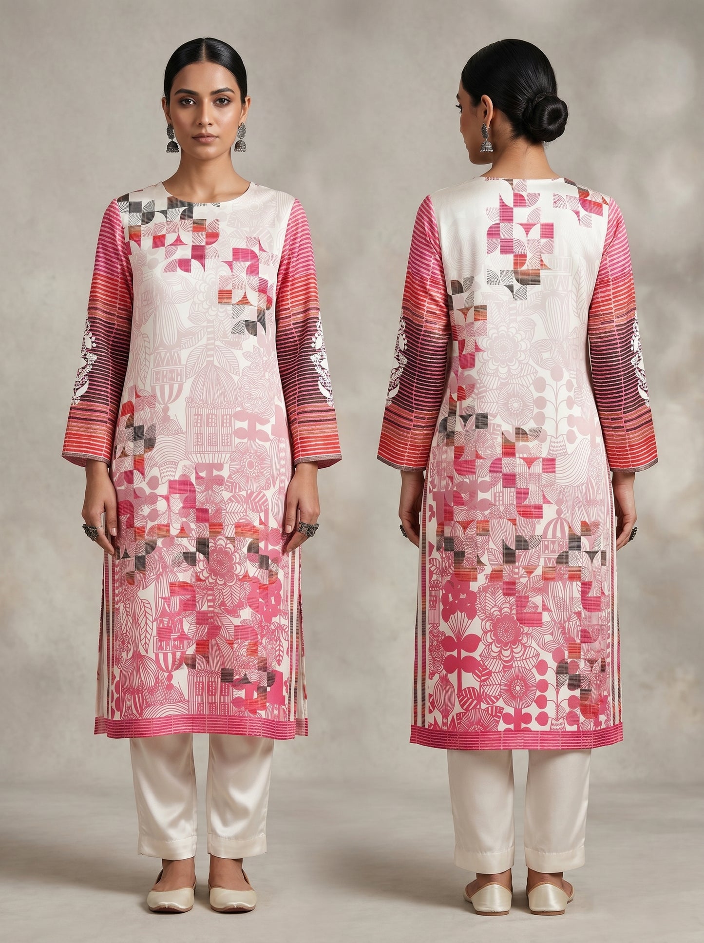 Semi Stitched Casual kurta