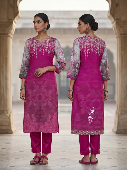 Semi Stitched Casual kurta