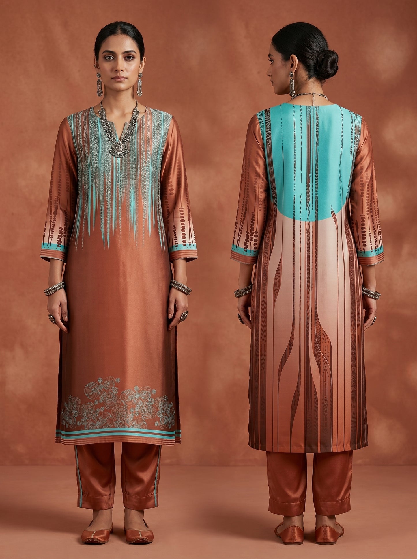Semi Stitched Casual kurta