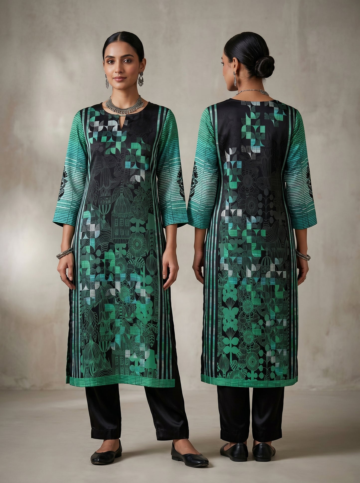 Semi Stitched Casual kurta
