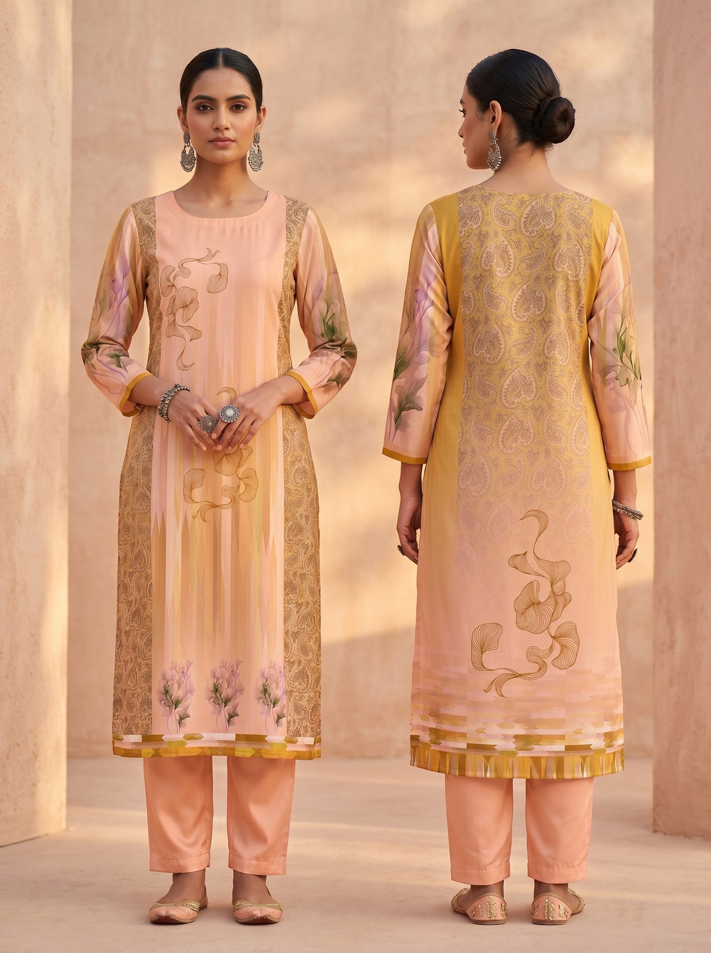 Semi Stitched Casual kurta