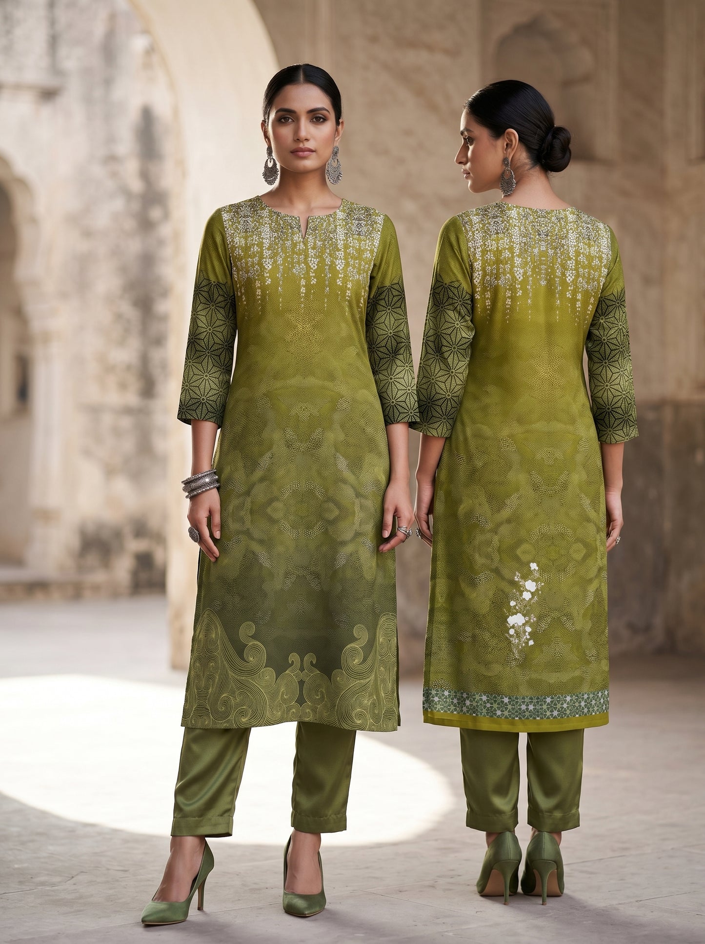 Semi Stitched Casual kurta