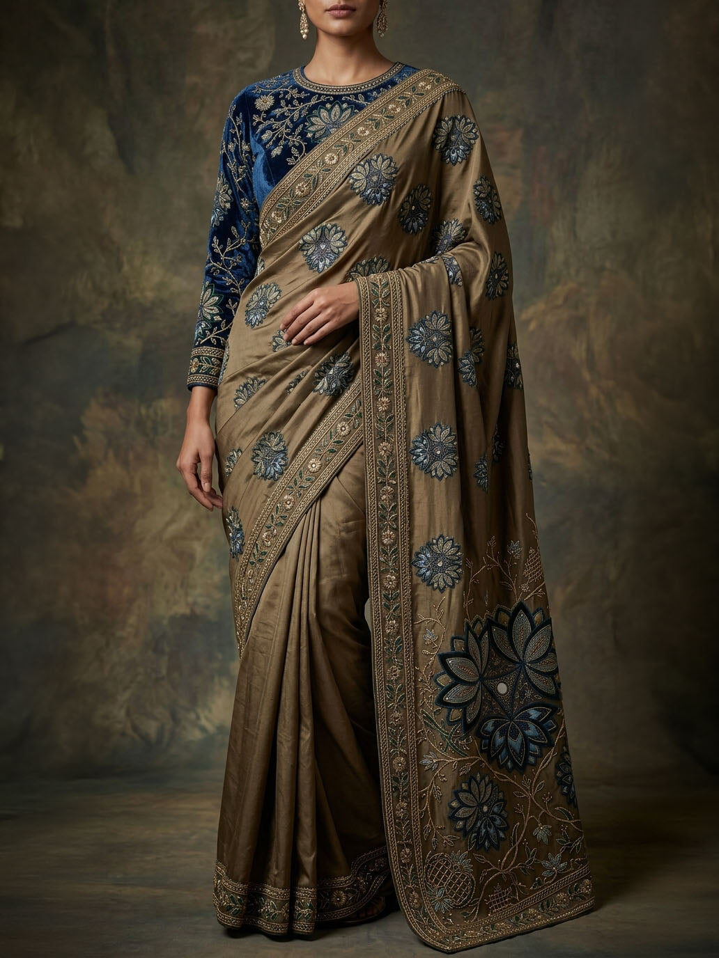 Formal Pure Silk Embroidered Saree