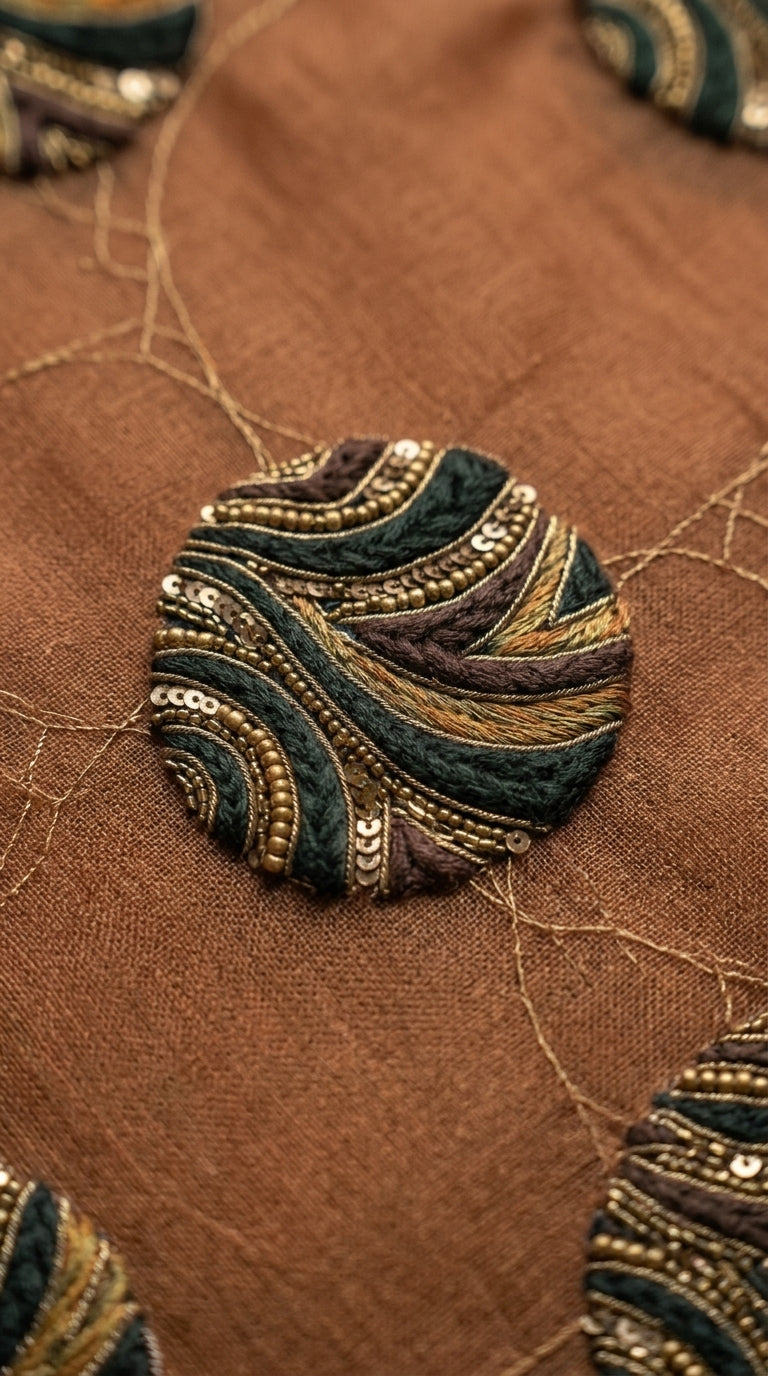Formal Pure Silk embroidered Saree