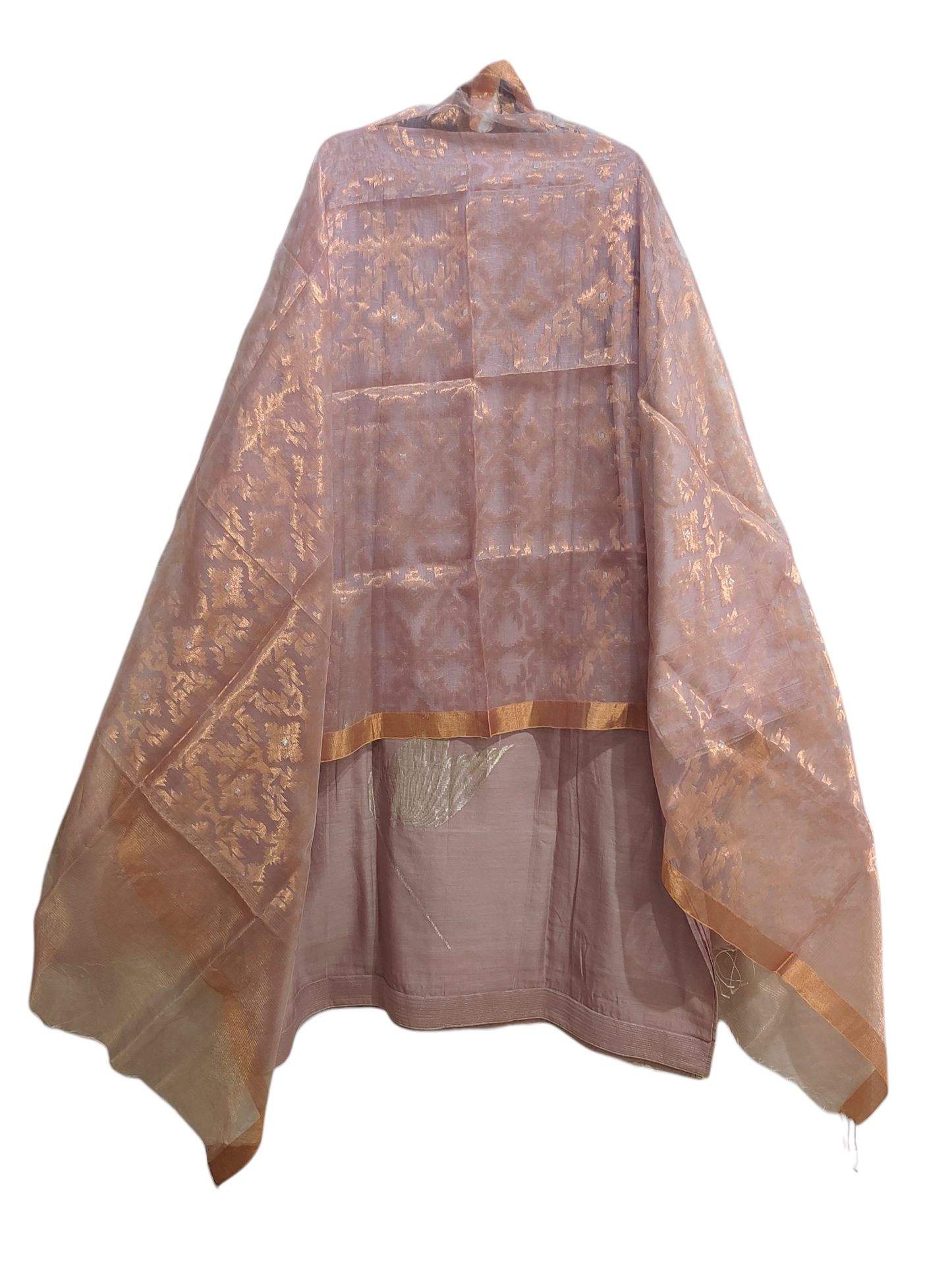 Semi Stitched Formal chanderi Suitset