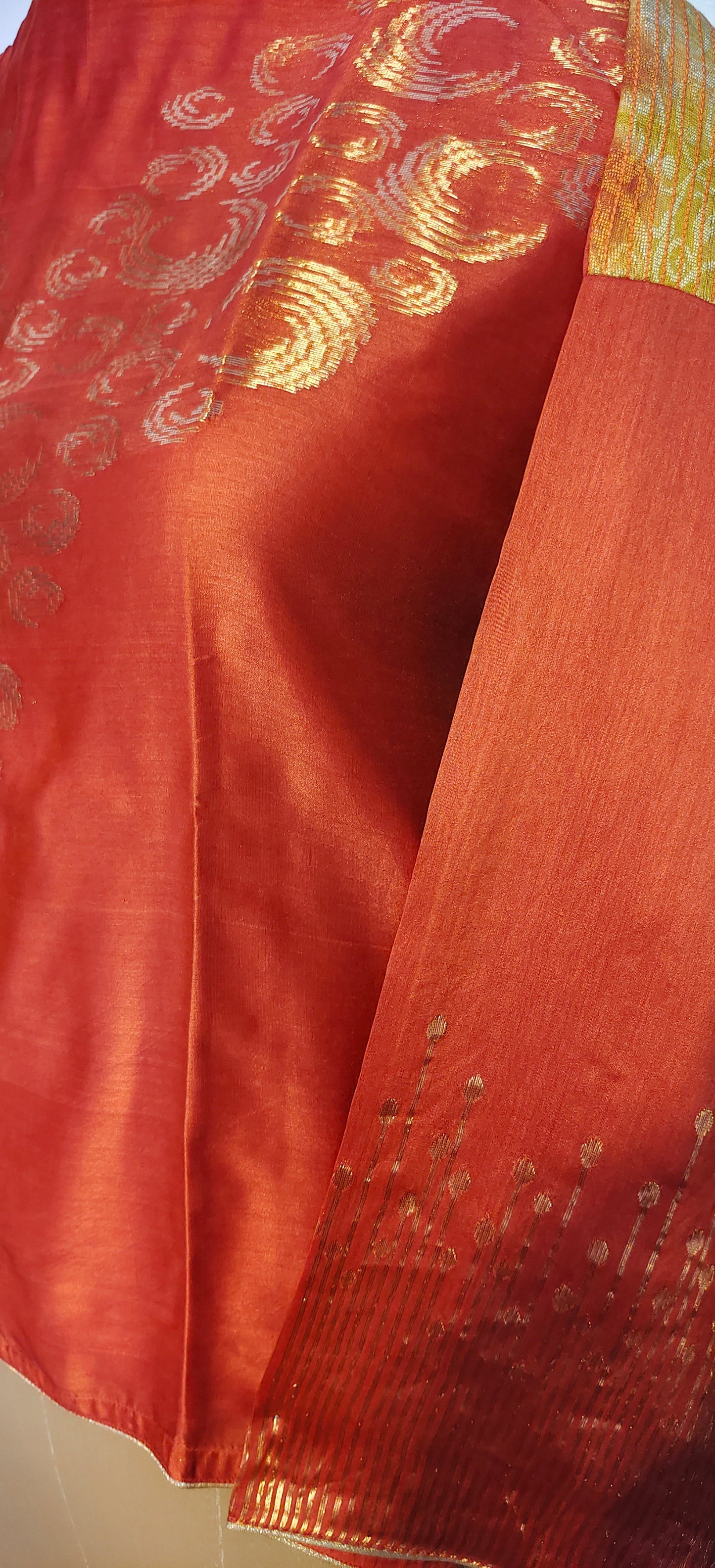 Semistitched Chanderi Ɓlouse