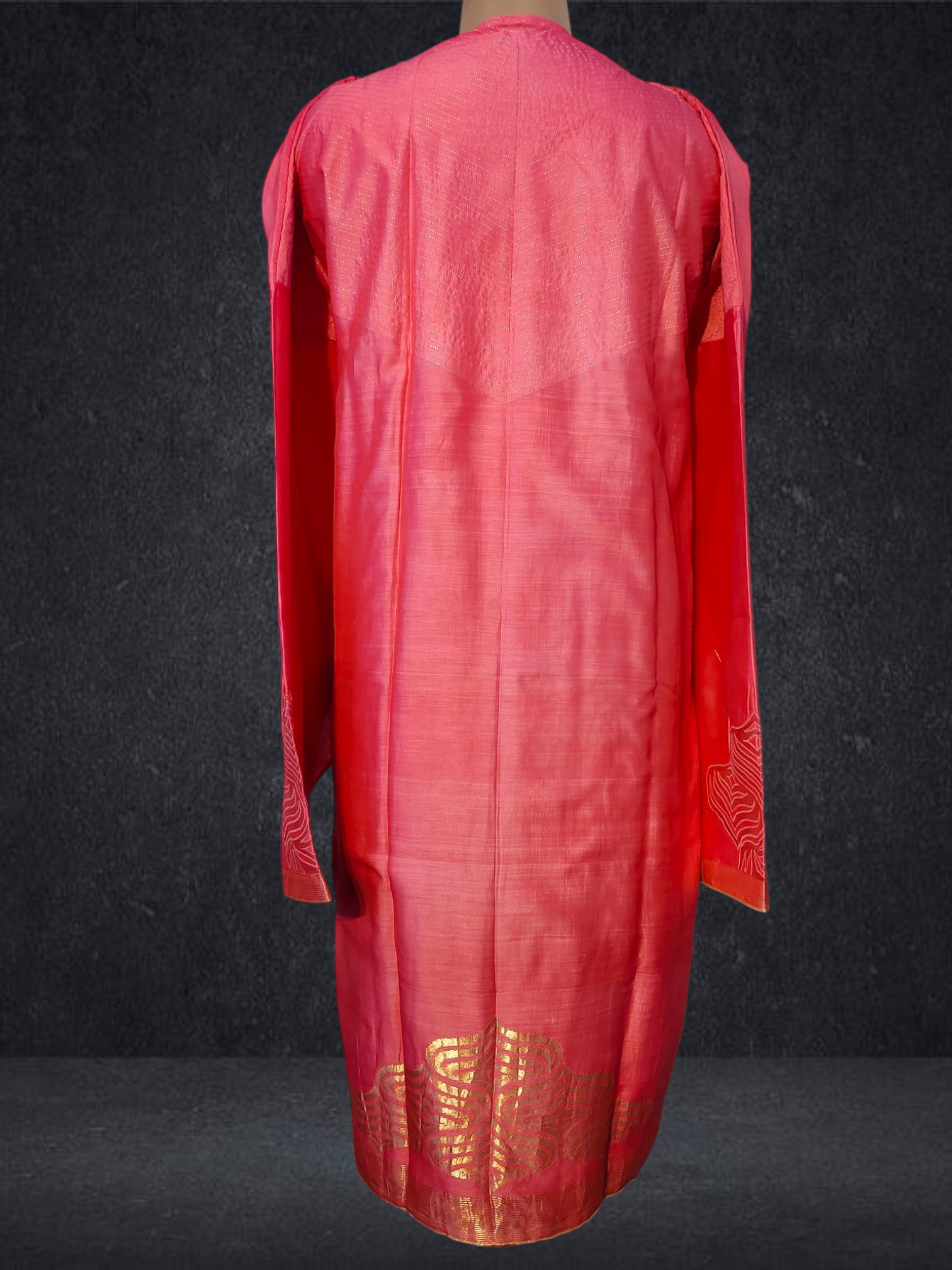 Semi Stitched chanderi kurta VISHAL KAPUR