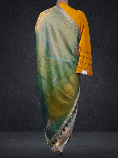 Formal Silk Chanderi Saree VISHAL KAPUR STUDIO