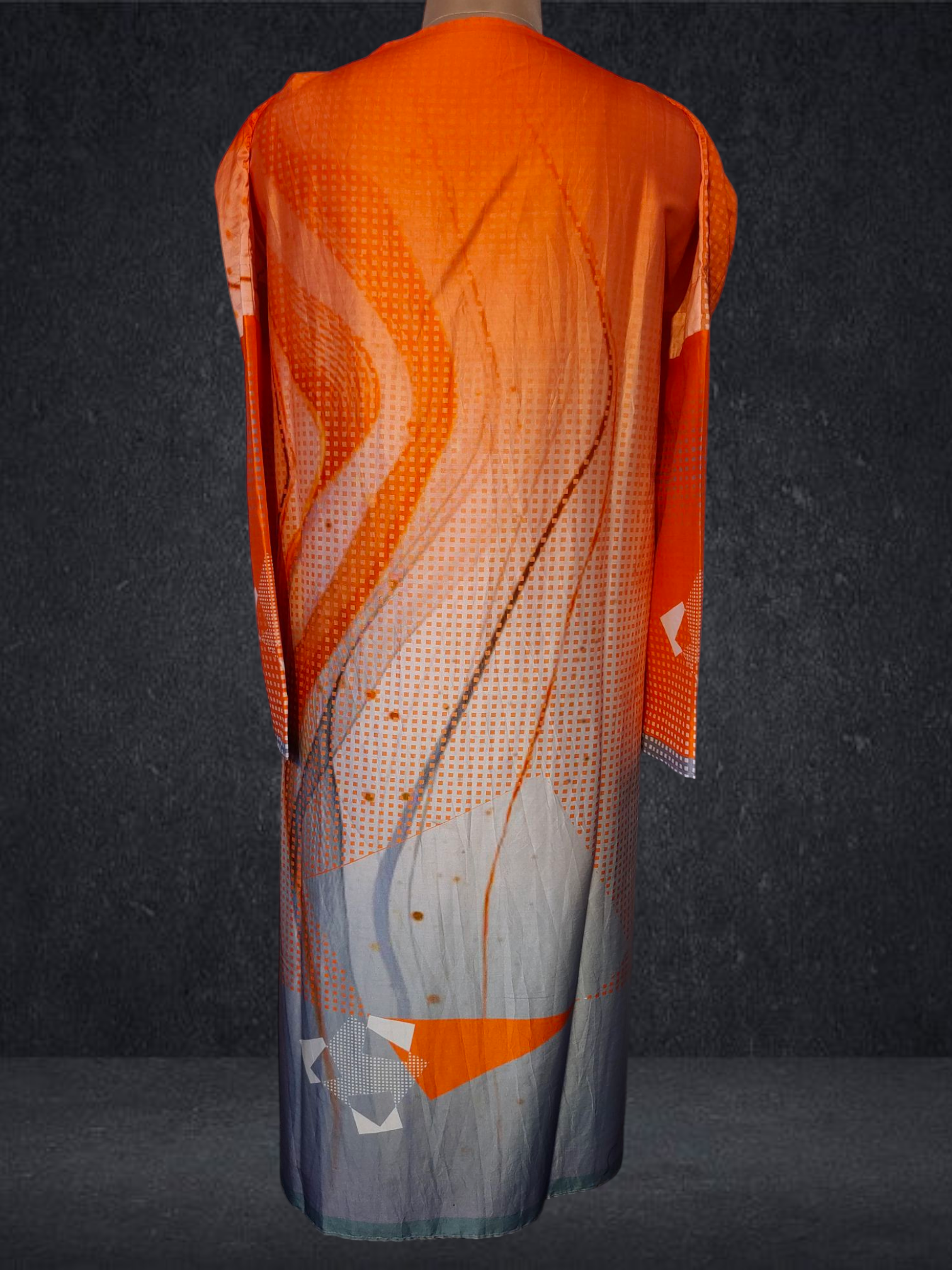 Semi Stitched Chanderi printed Kurta VISHAL KAPUR