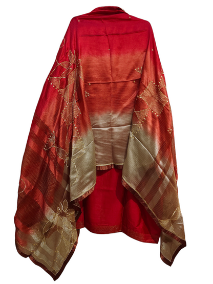 Semi Stitched Formal Chanderi Suitset