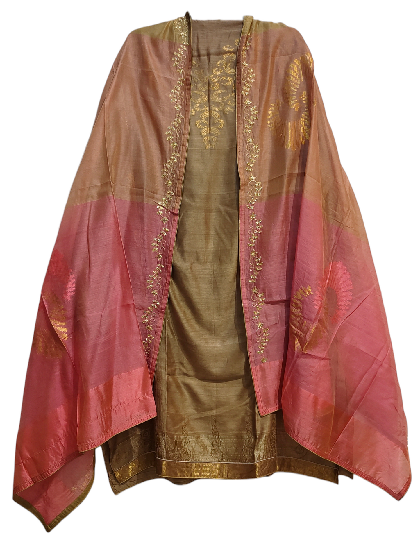 Semi Stitched Formal Chanderi Suitset