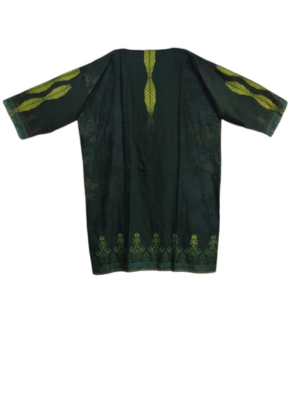 Semi Stitched Chanderi Casual Suitset