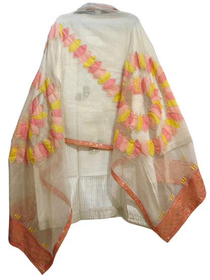 Semi Stitched Formal Chanderi Suitset