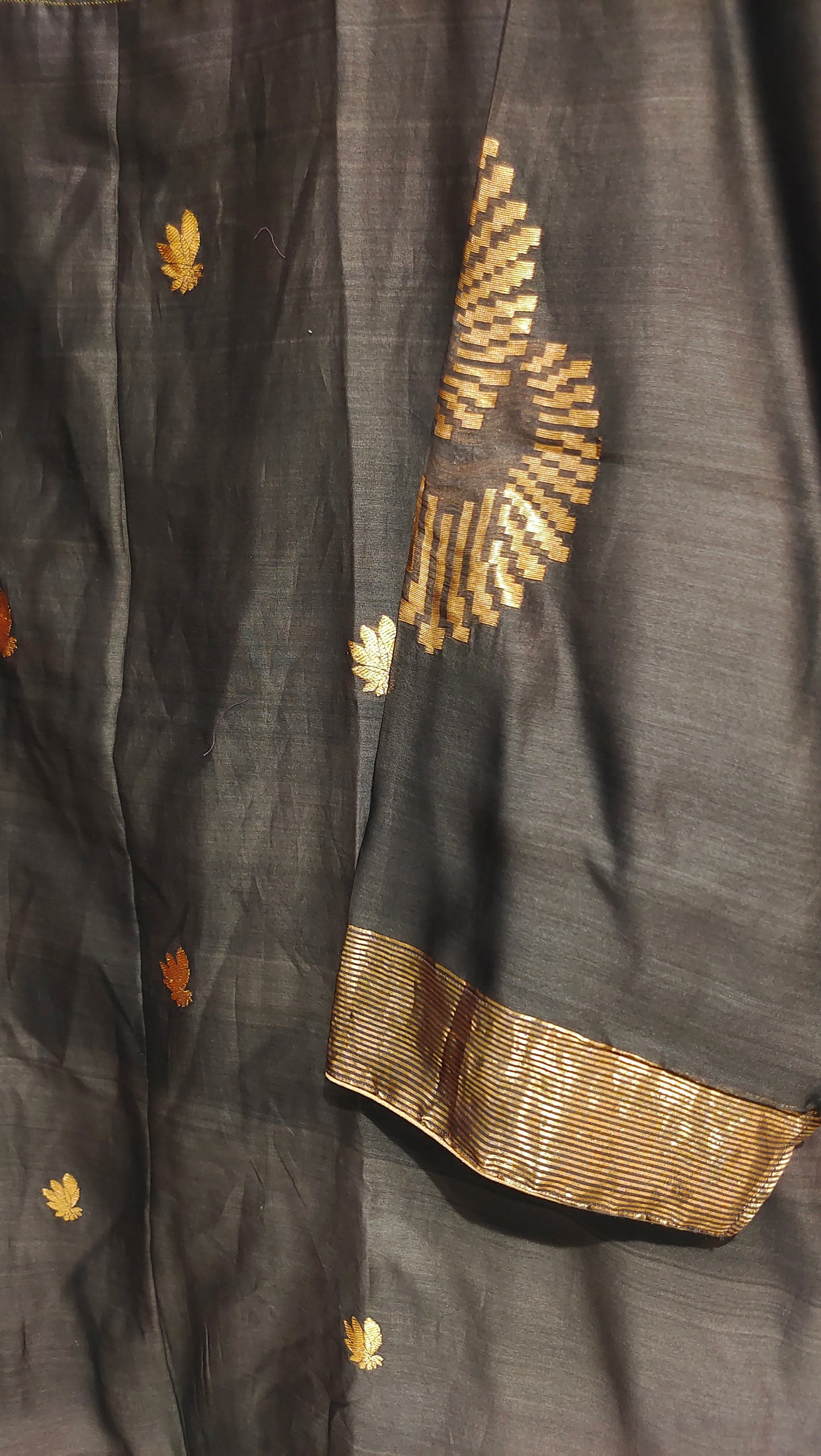Semi Stitched Chanderi Formal kurta