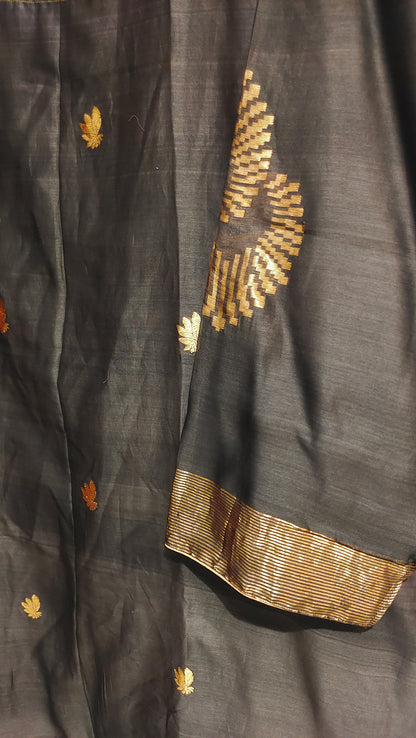 Semi Stitched Chanderi Formal kurta