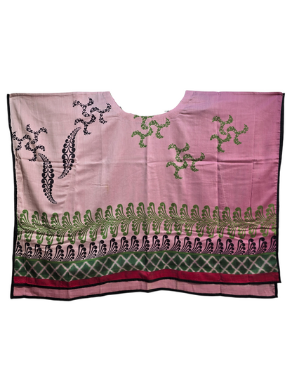 Stitched Chanderi Printed Short Kaftan