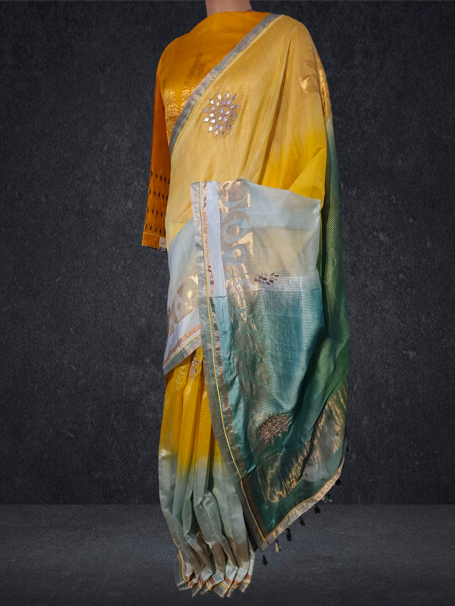 Formal Silk Chanderi Saree VISHAL KAPUR STUDIO