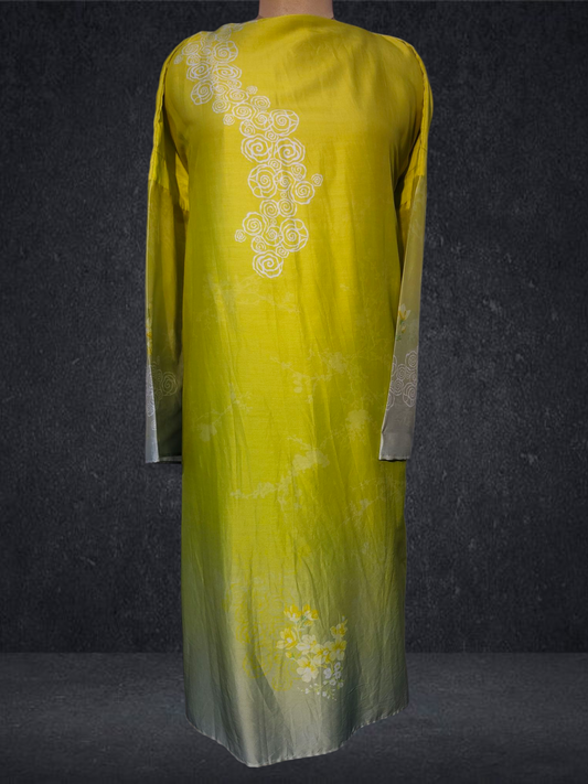 Semi Stitched Chanderi Casual Suitset VISHAL KAPUR