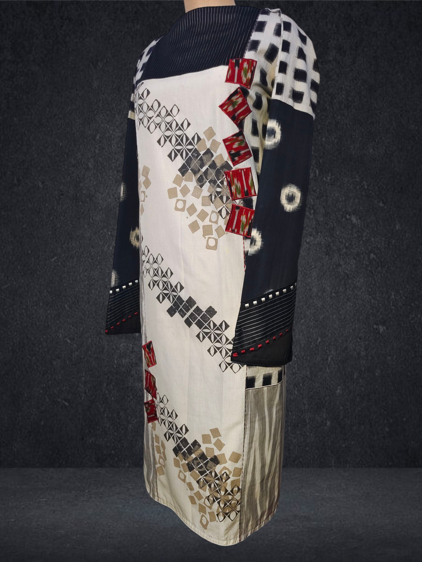 Semi Stitched Cotton Kurta VISHAL KAPUR