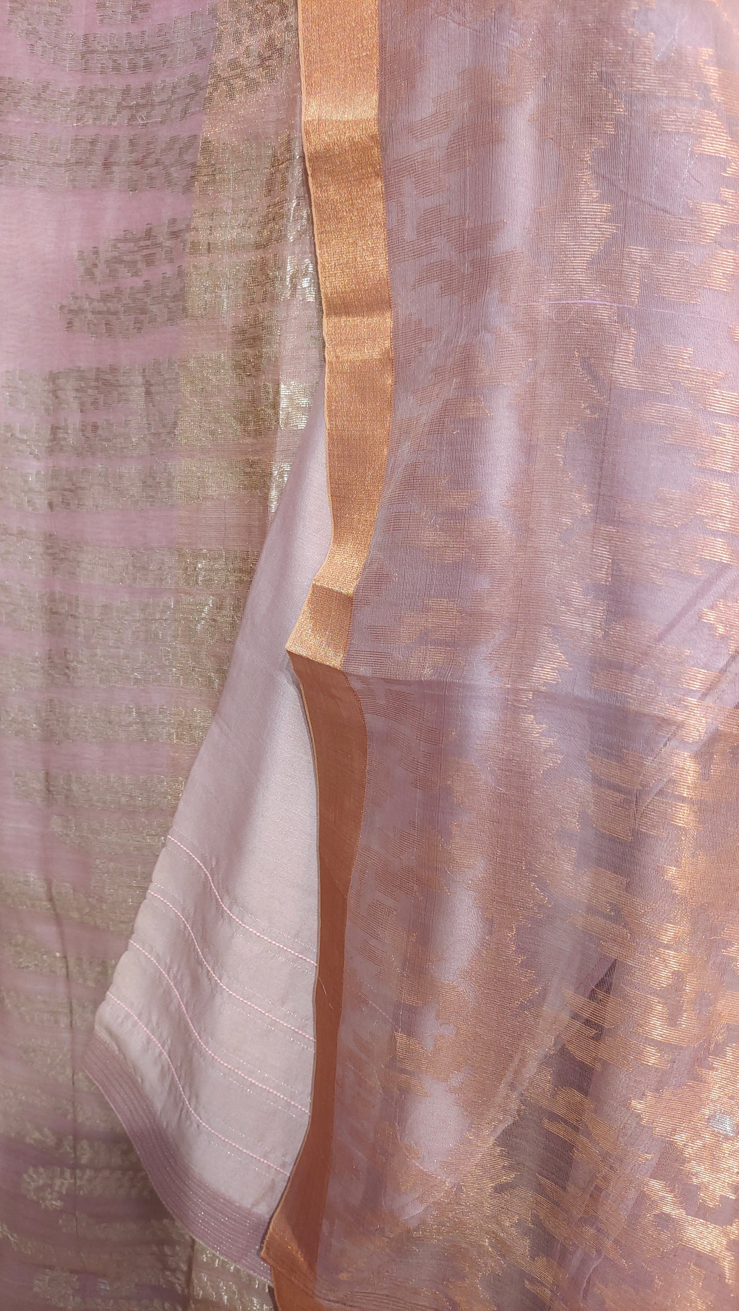 Semi Stitched Formal chanderi Suitset