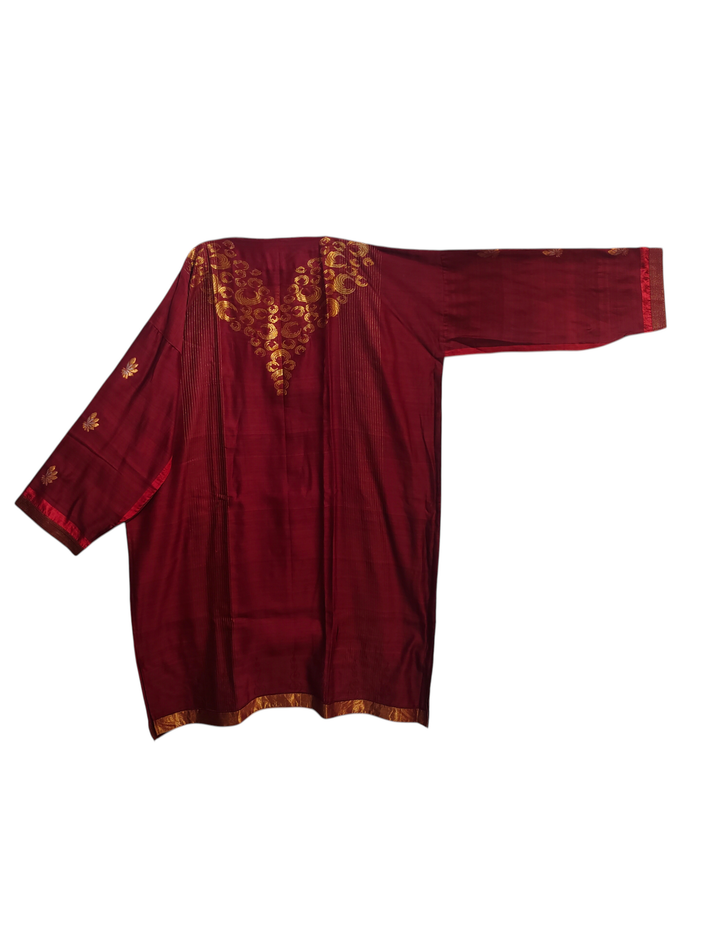 Semi Stitched Formal chanderi Suitset
