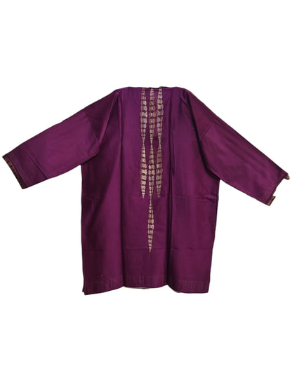 Semi Stitched Chanderi  Formal kurta