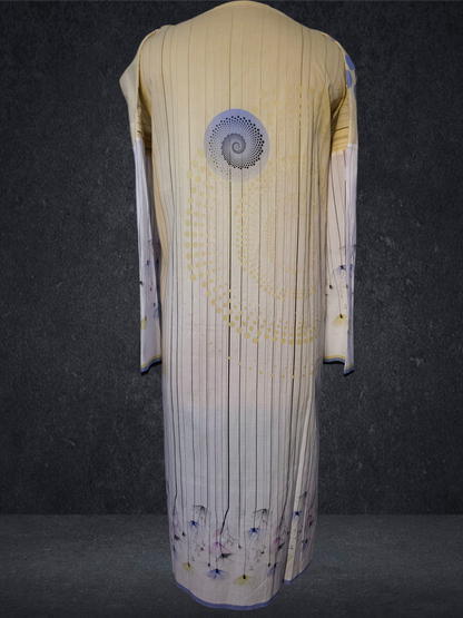 Semi Stitched Cotton Kurta VISHAL KAPUR