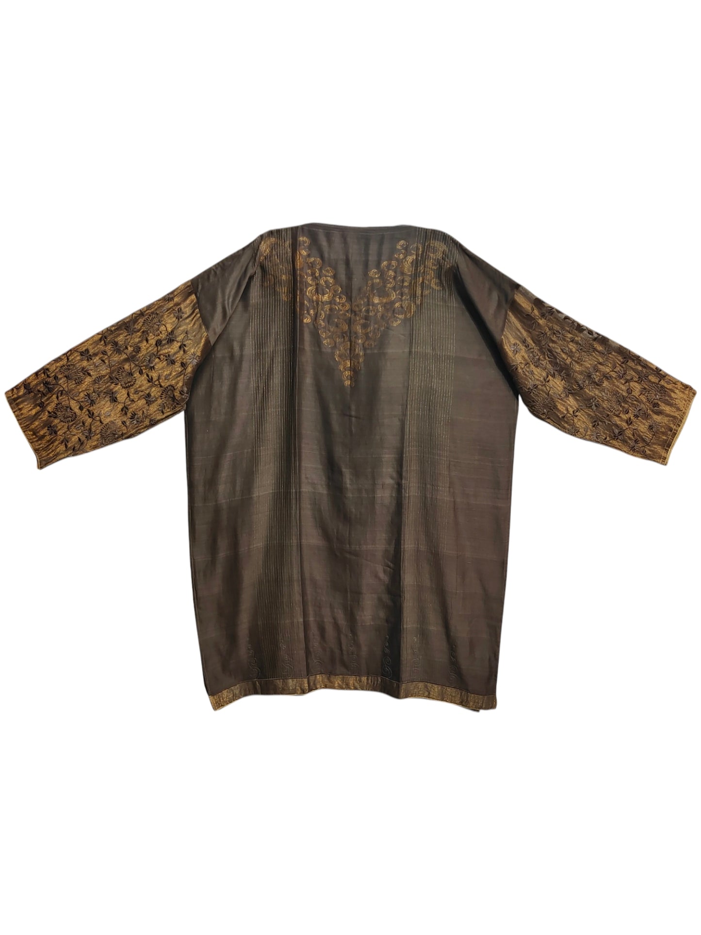 Semi Stitched Chanderi Formal Suitset