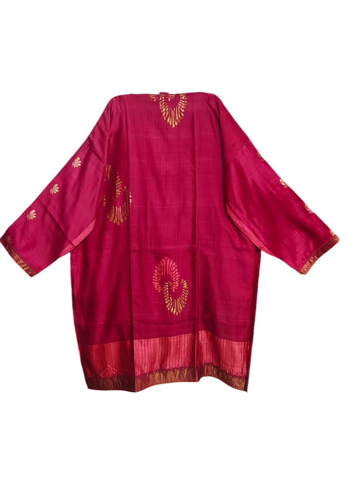 Semi Stitched Formal Chanderi Kurta