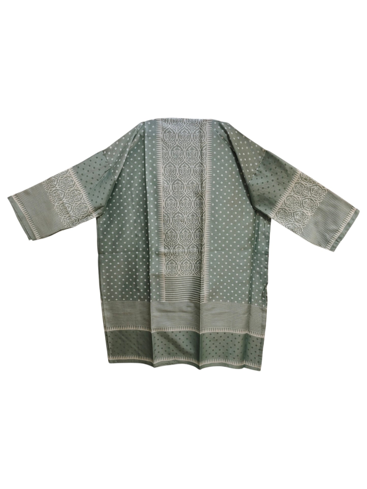Semi Stitched Chanderi Casual suitset