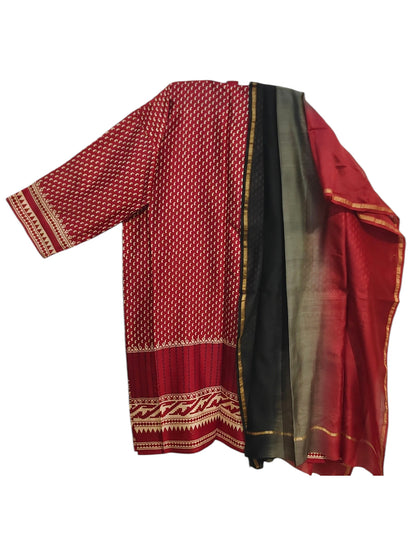 Semi Stitched Cotton Casual Suitset