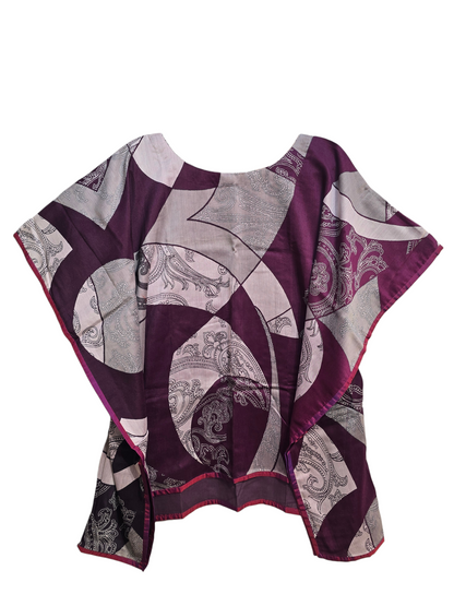 Stitched Chanderi Printed Short Kaftan