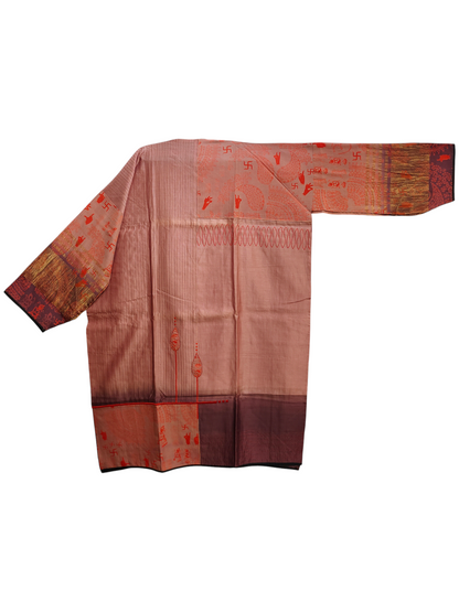 Semi Stitched Casual Chanderi Kurta