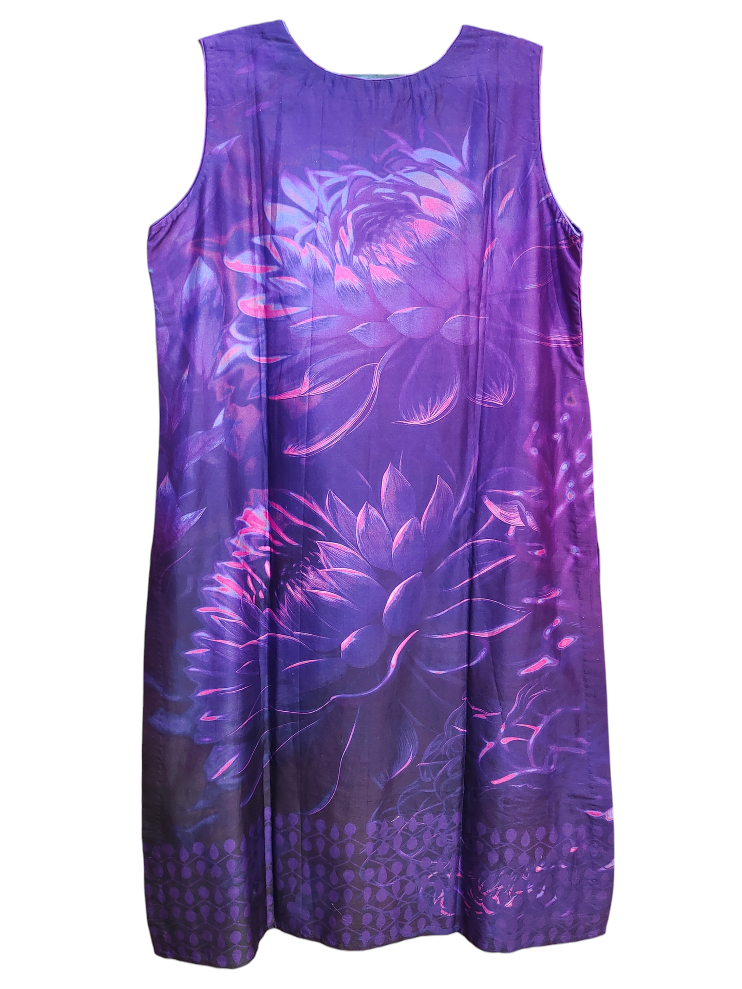 Semi Stitched Casual Chanderi dress set