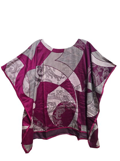 Stitched Chanderi Printed Short Kaftan