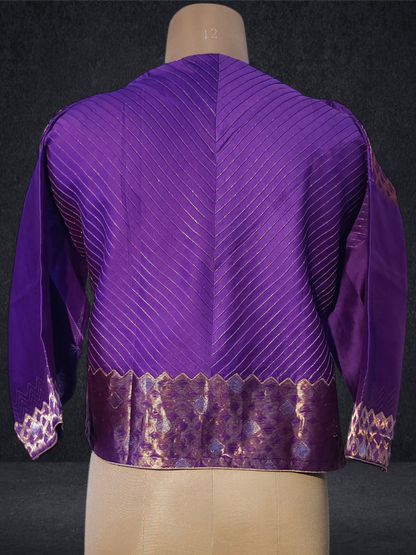 Semistitched Chanderi Ɓlouse