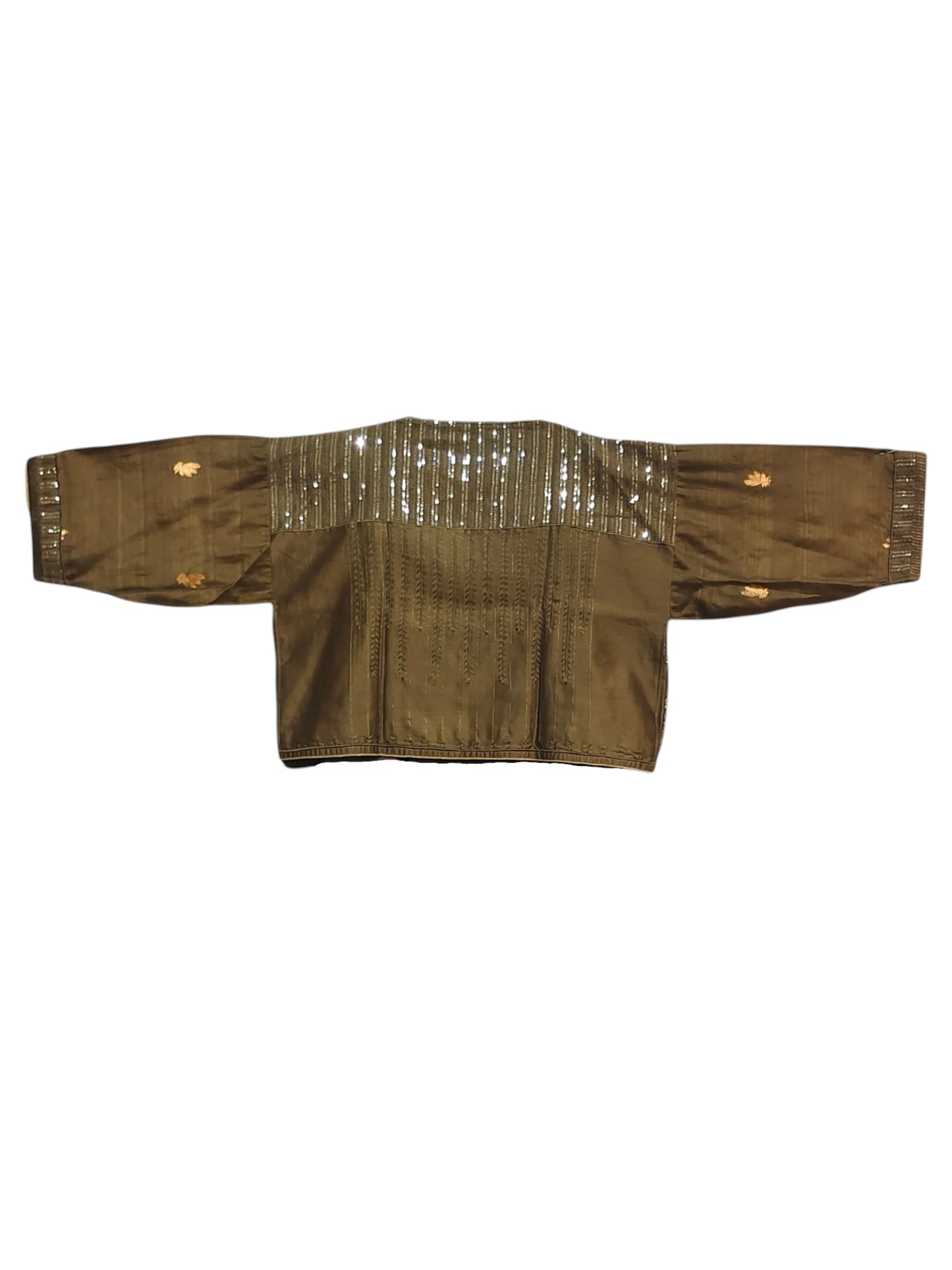 Formal chanderi Embroidered Indowestern set