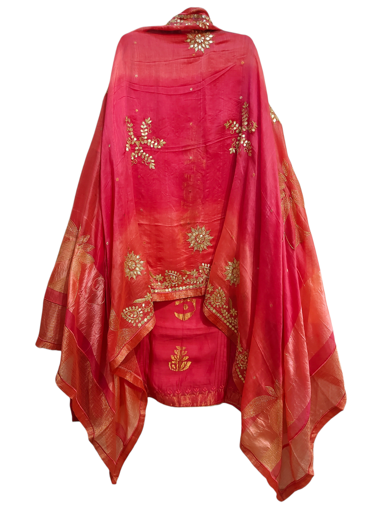 Semi Stitched Formal Chanderi Suitset
