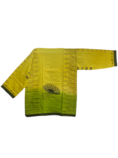 Semistitched Cotton Block Printed Short Tunic