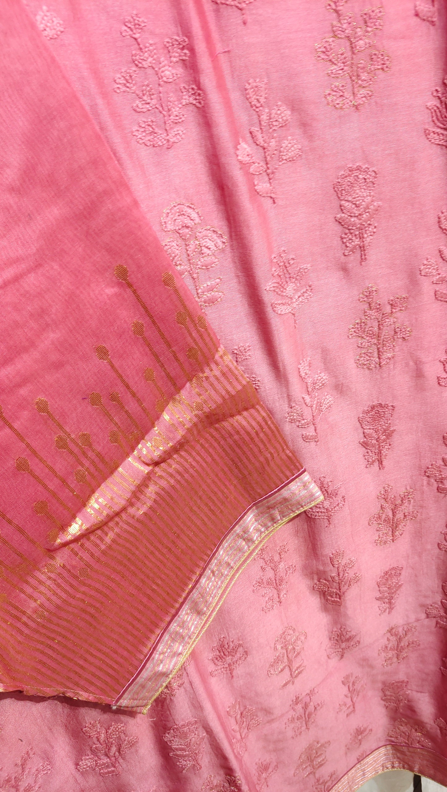 Semi Stitched Formal Chanderi Suitset