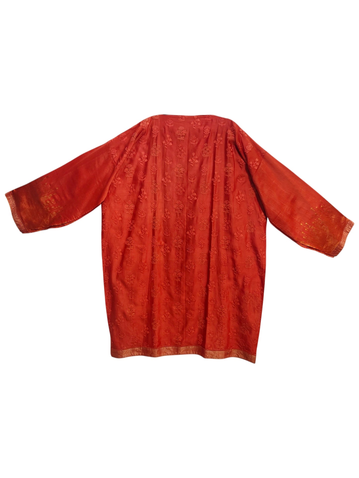Semi Stitched Chanderi Formal Suitset