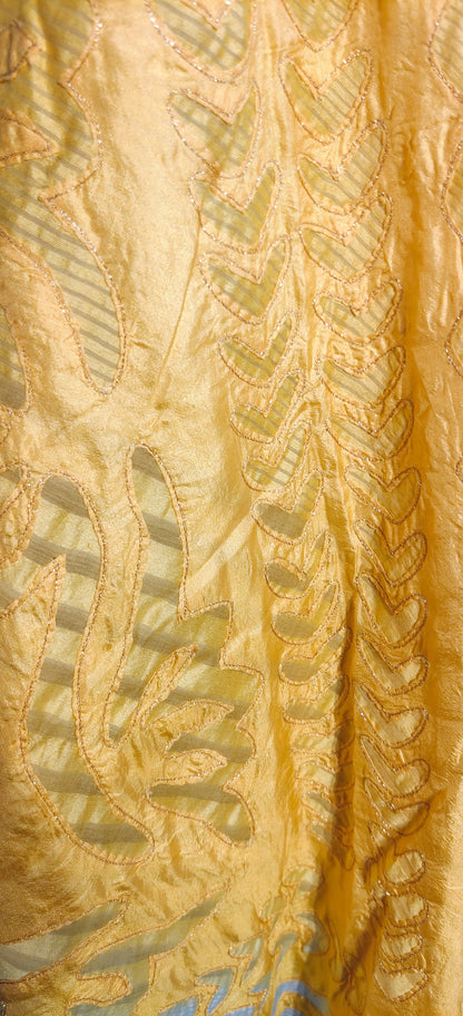 Stitched applique Long Dress VISHAL KAPUR STUDIO
