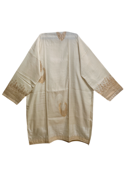 Semi Stitched Formal Chanderi Kurta