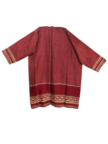 Semi Stitched Cotton Casual Suitset