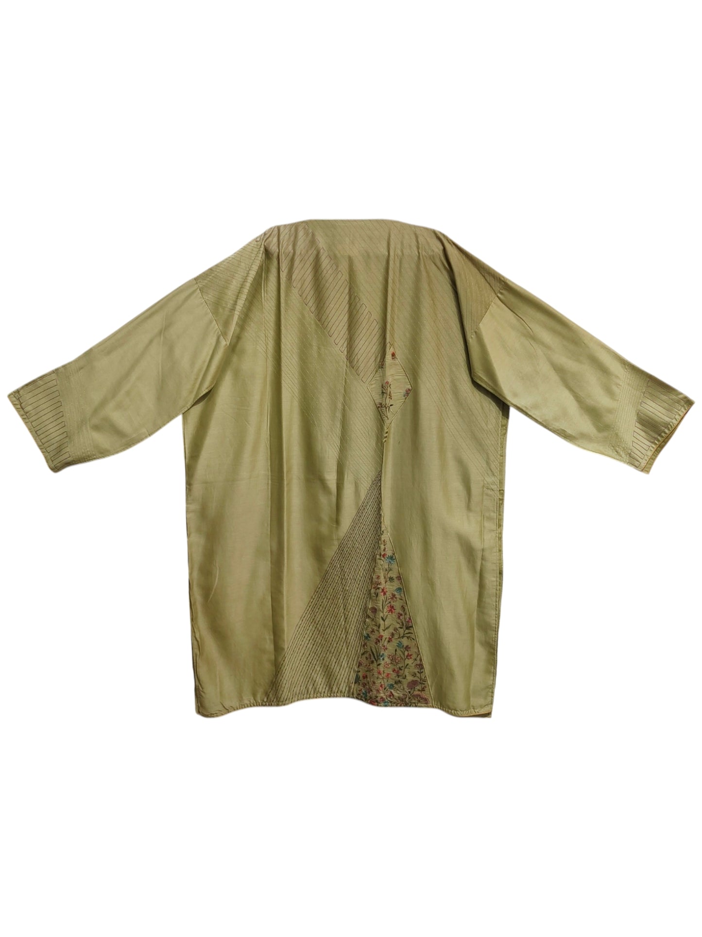 Semi Stitched Chanderi Formal Suitset