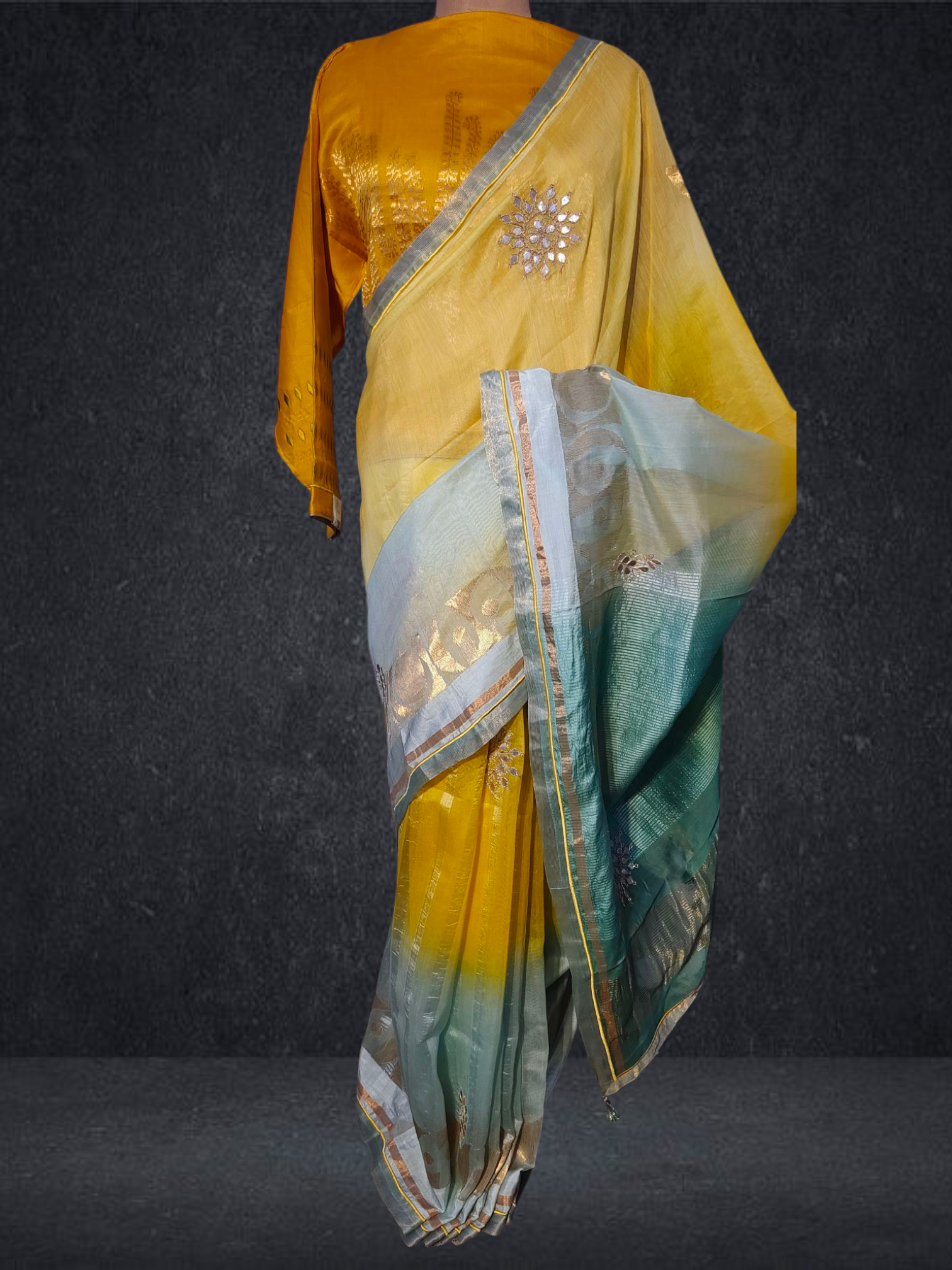 Formal Silk Chanderi Saree VISHAL KAPUR STUDIO
