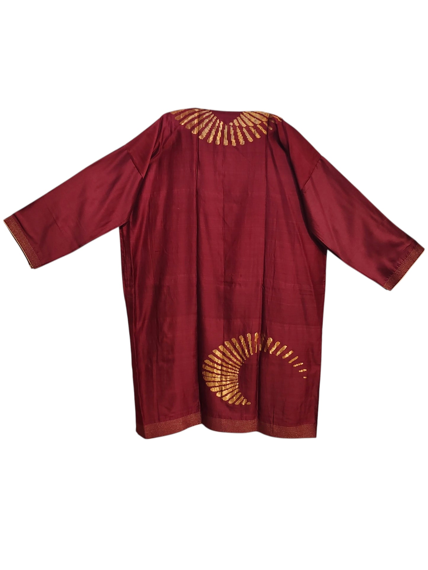 Semi Stitched Chanderi Formal kurta
