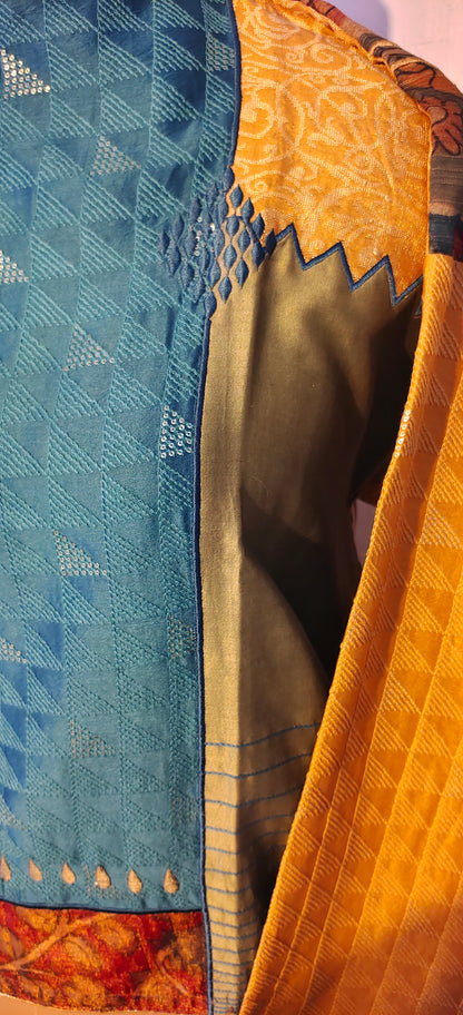 Stitched Chanderi Ɓlouse