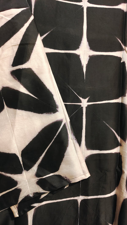 Semi Stitched Casual shibori Kurta